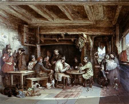 Picture of NEWS FROM INDIA: TAVERN SCENE
