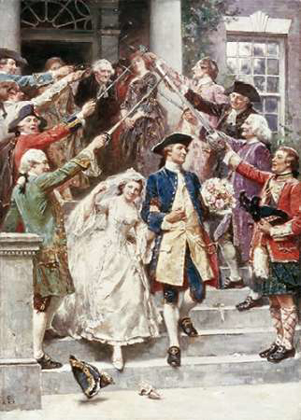 Picture of HERE COMES THE BRIDE, WEDDING OF WASHINGTON