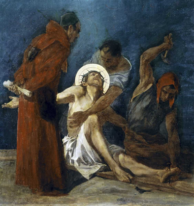 Picture of JESUS IS NAILED TO THE CROSS, 11TH STATION OF THE CROSS
