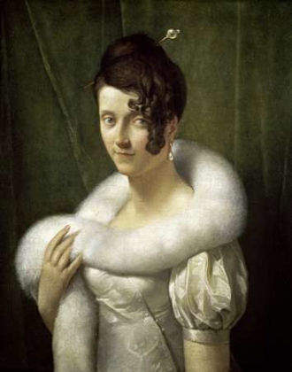 Picture of PORTRAIT OF A YOUNG LADY (PORTRAIT DE JEUNE FEMME)