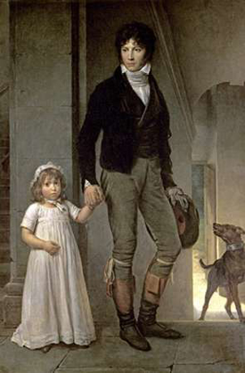 Picture of PORTRAIT OF J.B. ISABEY AND HIS DAUGHTER