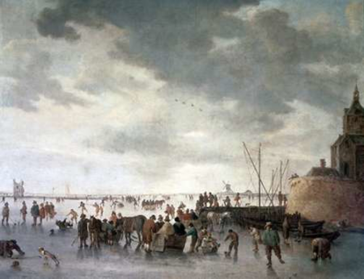 Picture of SCENE ON THE ICE NEAR DORDECHT