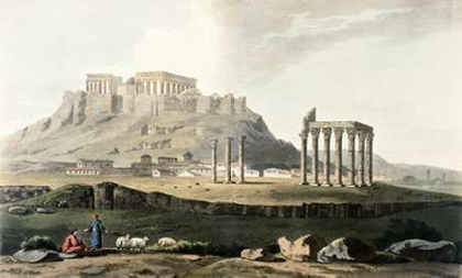 Picture of RUINS OF HADRIANS TEMPLE FROM JOURNEY THROUGH ALBANIA AND TURKEY
