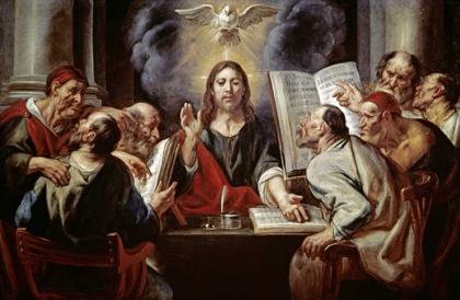 Picture of CHRIST DISPUTING WITH THE PHARISEES
