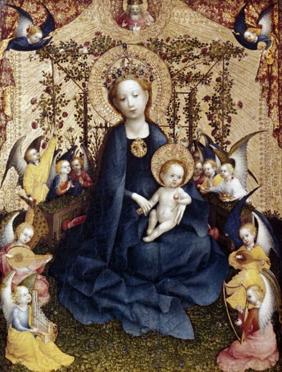 Picture of MADONNA IN THE ROSE GARDEN