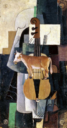 Picture of COW AND VIOLIN, 1913