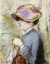 Picture of YOUNG WOMAN IN A BROAD HAT