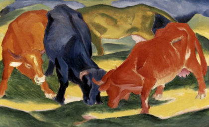 Picture of FIGHTING COWS