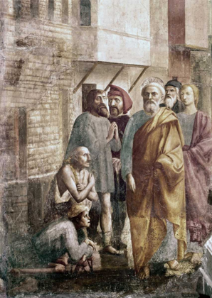 Picture of ST. PETER HEALING THE SICK WITH HIS SHADOW
