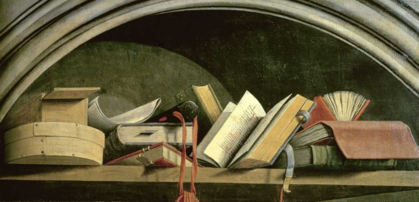 Picture of STILL LIFE: SHELF WITH BOOKS
