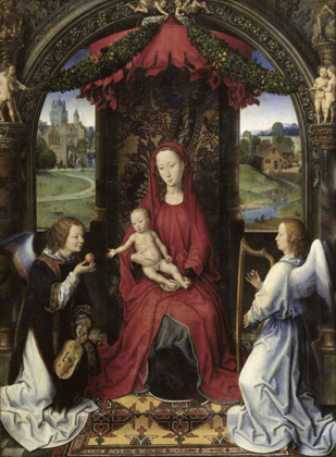 Picture of MADONNA AND CHILD WITH TWO ANGELS