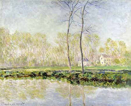 Picture of BANKS OF THE RIVER EPTE AT GIVERNY