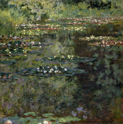 Picture of POOL WITH WATERLILIES, 1904
