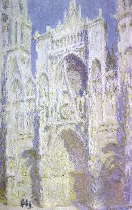 Picture of ROUEN CATHEDRAL: WEST FACADE, SUNLIGHT