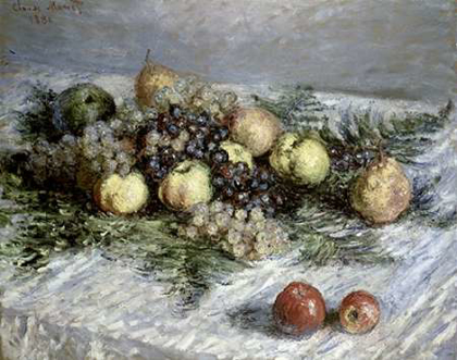 Picture of STILL LIFE WITH PEARS AND GRAPES