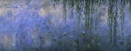 Picture of WATER LILIES: MORNING WITH WILLOWS, C. 1918-26 - CENTER PANEL