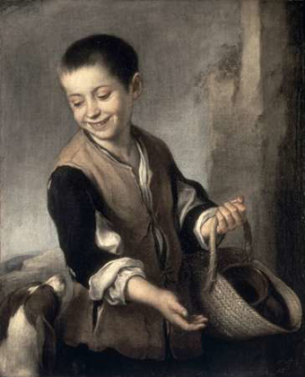 Picture of BOY WITH A DOG