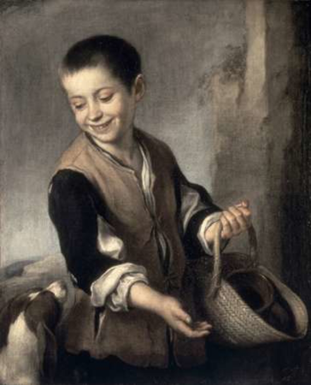 Picture of BOY WITH A DOG