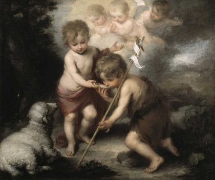 Picture of JESUS AND JOHN THE BAPTIST: CHILDREN W/ SHELL