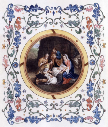 Picture of NATIVITY WITH ILLUMINATED BORDER