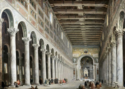 Picture of INTERIOR OF SAN PAOLO FUORE LE MURE, ROME