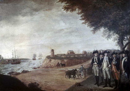 Picture of WASHINGTON AT YORKTOWN AFTER SURRENDER, 1781
