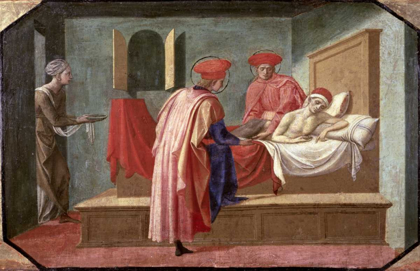 Picture of ST. COSMAS AND ST. DAMIAN CARING FOR A PATIENT