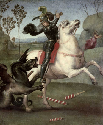 Picture of ST. GEORGE FIGHTING THE DRAGON