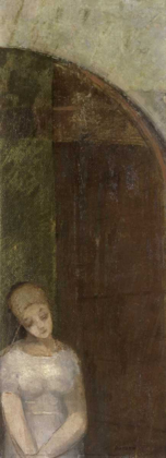 Picture of YOUNG WOMAN UNDER AN ARCH