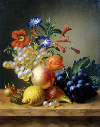 Picture of GRAPES, A LEMON, A FIG AND OTHER FRUIT