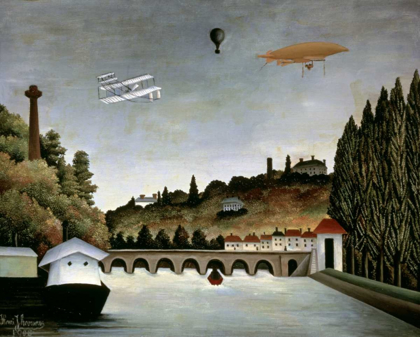 Picture of LANDSCAPE WITH ZEPPELIN