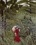 Picture of WOMAN WITH AN UMBRELLA IN AN EXOTIC FOREST