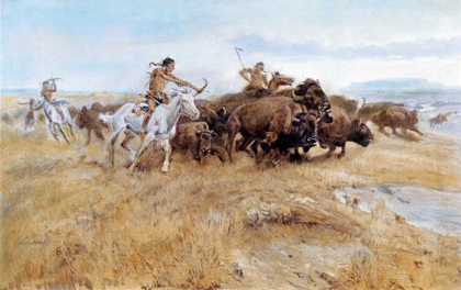 Picture of BUFFALO HUNT