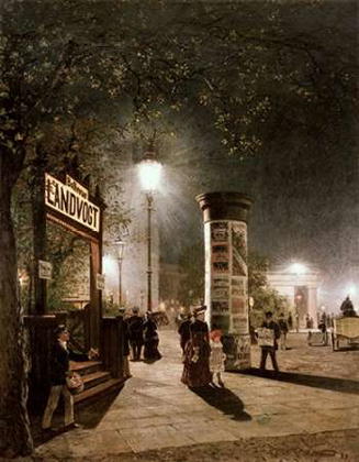 Picture of FIRST ELECTRIC STREET LIGHT, BERLIN
