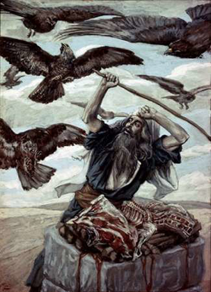 Picture of ABRAHAM GUARDING HIS SACRIFICE