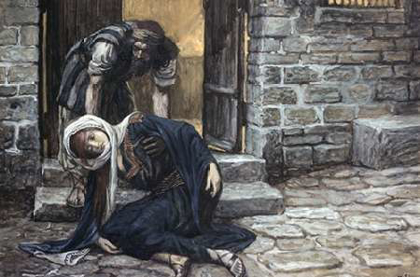 Picture of LEVITE FINDETH HIS DEAD WIFE