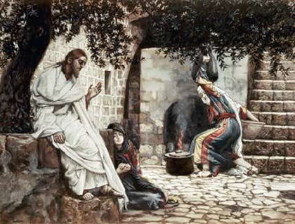 Picture of MAGDALENE AT THE FEET OF JESUS