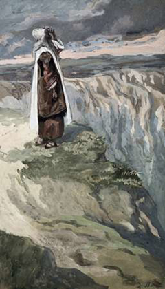 Picture of MOSES ON THE MOUNTAIN DURING THE BATTLE