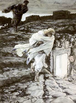 Picture of PETER AND JOHN RUN TO THE SEPULMUSEUME