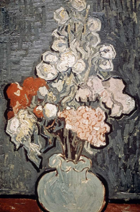 Picture of STILL LIFE: VASE WITH ROSE-MALLOWS