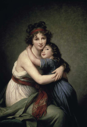 Picture of MADAME VIGEE LE BRUN AND HER DAUGHTER