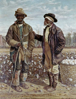 Picture of TWO ELDERLY COTTON PICKERS