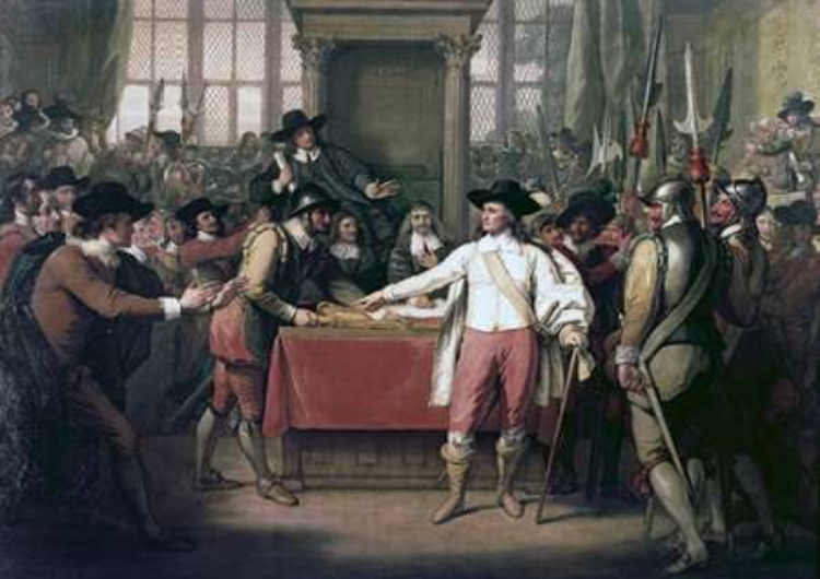 Picture of CROMWELL DISSOLVING THE LONG PARLIAMENT