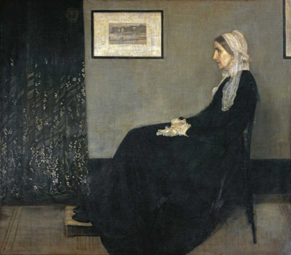 Picture of PORTRAIT OF THE ARTISTS MOTHER - ARRANGEMENT IN GRAY AND BLACK NO.1
