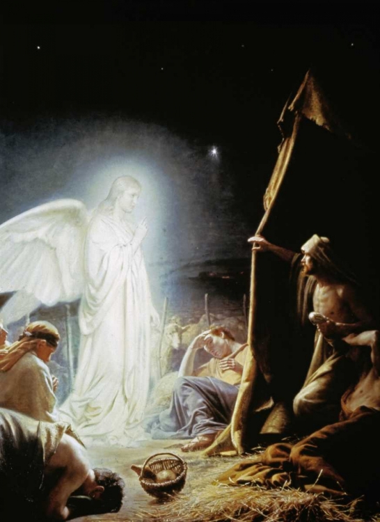 Picture of ANGEL AND THE SHEPHERDS