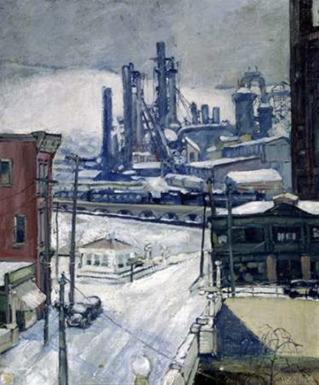 Picture of BLAST FURNACES IN WINTER