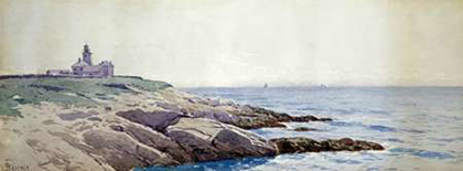 Picture of COASTAL LANDSCAPE WITH LIGHTHOUSE