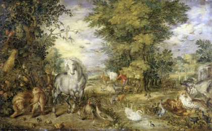Picture of THE ANIMALS APPROACHING THE ARK