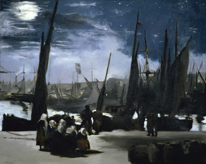 Picture of MOONLIGHT OVER THE PORT BOULOGNE