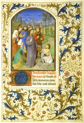 Picture of THE RAISING OF LAZARUS : BOOK OF HOURS - DETAIL